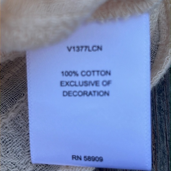 NWT Chelsea & Violet Boho cropped lace up top M-L - Picture 12 of 12